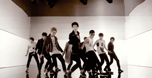 Imagini pentru bonamana super junior gif