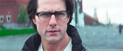 Image result for gif tom cruise wearing glasses