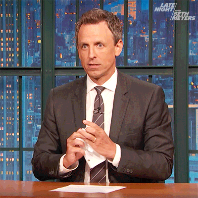 Seth Meyers Paper GIF by Late Night with Seth Meyers - Find & Share on GIPHY