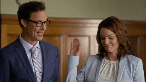 Hallmark GIF - pat on the back