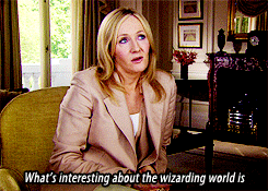 J.K Rowling sits on an armchair. J.K Rowling sits on an armchair.