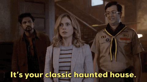 Haunted house GIF