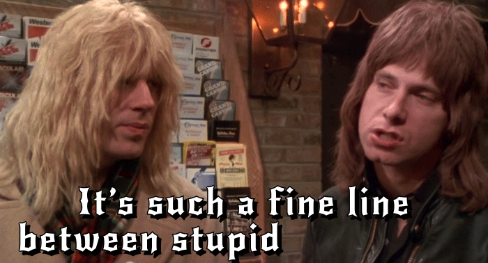Spinal Tap fine line between stupid and clever