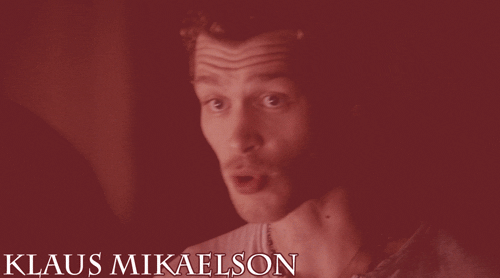 Vampire Diaries Klaus Mikaelson Find And Share On Giphy