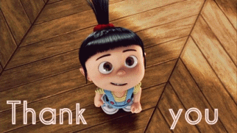 Thank You in reactions gifs