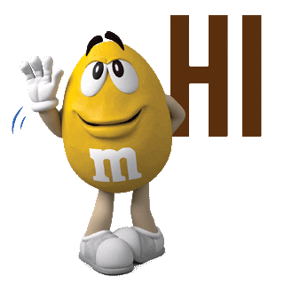 M&M Hello Sticker by M&M'S Chocolate for iOS & Android | GIPHY