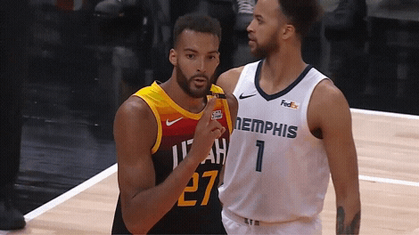 Rudy Gobert Kiss GIF by Utah Jazz - Find & Share on GIPHY