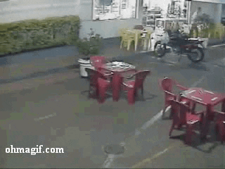 tv car crazy driving accident