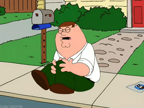 Family Guy Knee Injury GIF