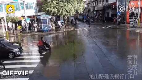 Lucky guy in funny gifs