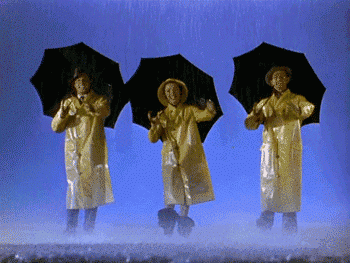 Embedded Giphy - singing in the rain