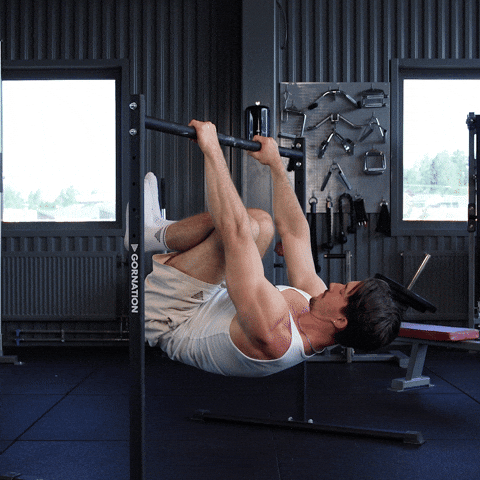 Tuck Front Lever Scapula Pull Ups demonstration