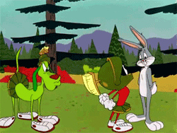 animated looney tunes bugs bunny k-9 marvin the martian