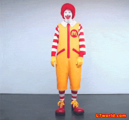Ronald Mcdonald World GIF