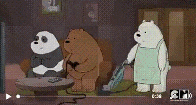 Crazy bears in funny gifs