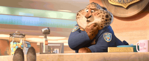 Disney zootopia donut tfw officer clawhauser