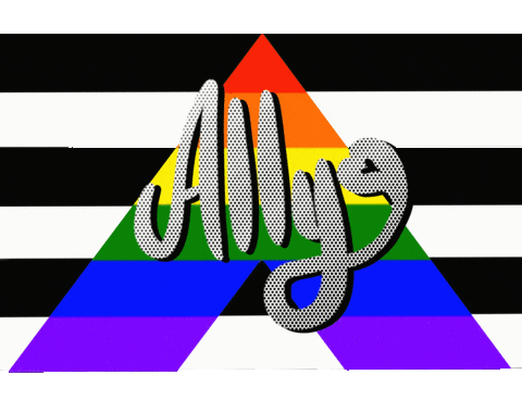 Pride Straight Ally GIF - Find & Share on GIPHY