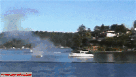 Explosion Boat GIF Find Share On GIPHY