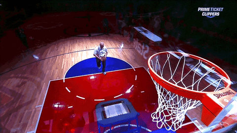  basketball nba dunk steve trampoline GIF