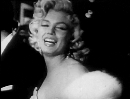 Resultado de imagem para Marilyn Monroe gif