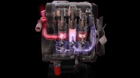 A modern combustion engine