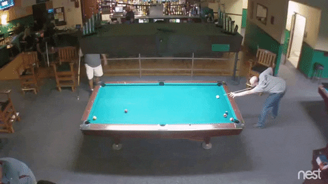 [Pool] Perfect one-pocket cut and break-out [OC] : r/gifs