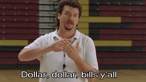 money make it rain eastbound and down kenny powers $$$