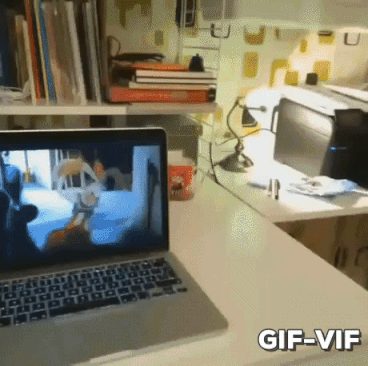 Bored While Watching Movie in funny gifs