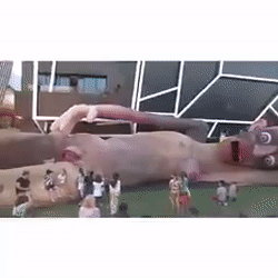 doll giant birth gives