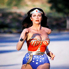 Wonderwoman running
