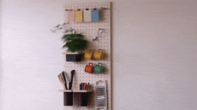 Sustainable Wooden Pegboard