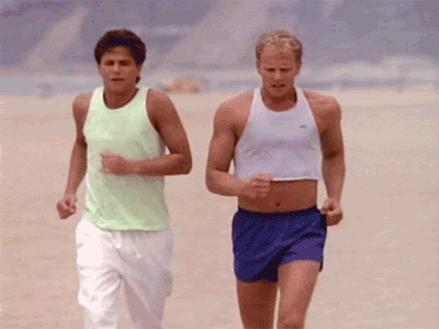 Beverly Hills 90210 Running GIF