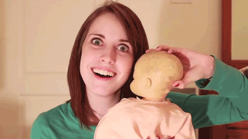 Creepy Overly Attached Girlfriend GIF