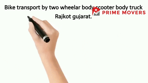 Rajkot to All India two wheeler bike transport services with scooter body auto carrier truck
