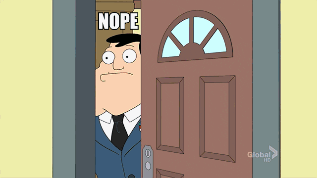 American Dad Closing Door GIF - Find & Share on GIPHY