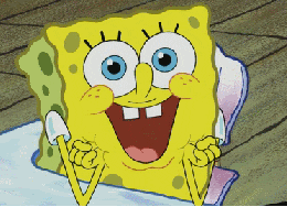 Spongebob excited Gif