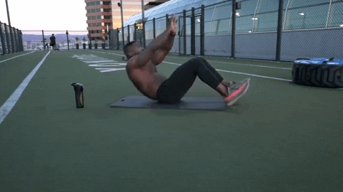 Mike Rashid Alpha Shred Challenge Vertical Crunches