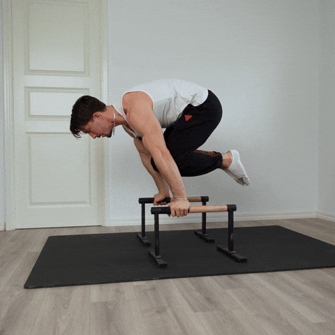 Tuck planche push ups demonstration