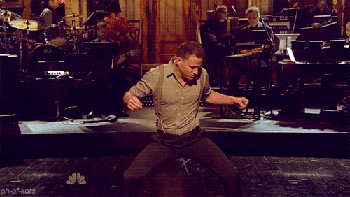 Channing Tatum SNL dancing GIF