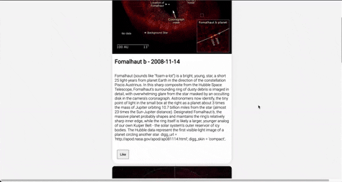 Scroll or Tab Through the Site