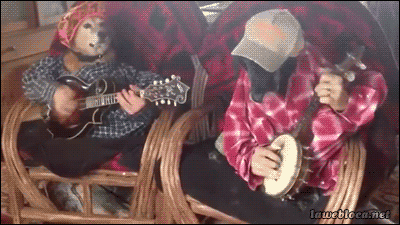 Dog Human Guitar GIF