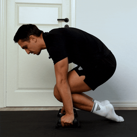 Assisted Tuck Planche demonstration