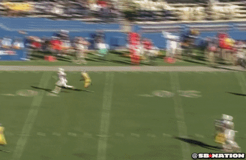 kid kicking a touchdown gif