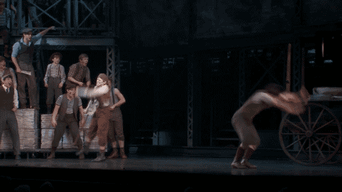 Image result for newsies gif