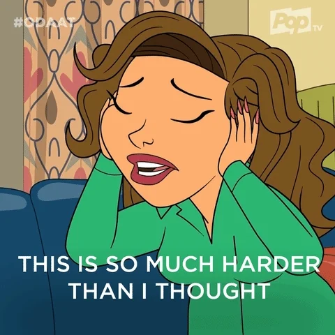 TV Character says Harder than she thought