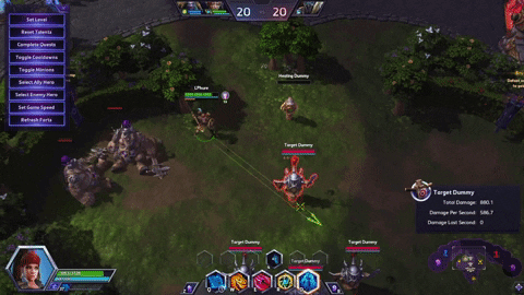Heroes of the Storm (Gameplay) - Cassia Q and AA Builds (HotS