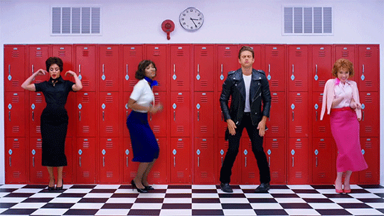 First Time Theatre Teacher feminism theater grease musicals grease live