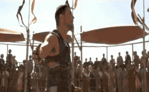 Are You Not Entertained Russell Crowe GIF - Find & Share on GIPHY