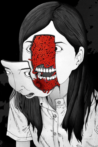 Horror Gif GIF - Find & Share on GIPHY