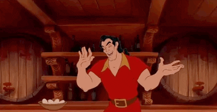 Gaston juggling and swallowing eggs, because why not I guess *shrugs*